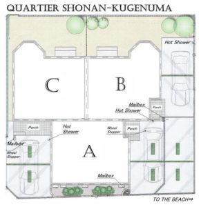 戸建て感覚のタウンハウス